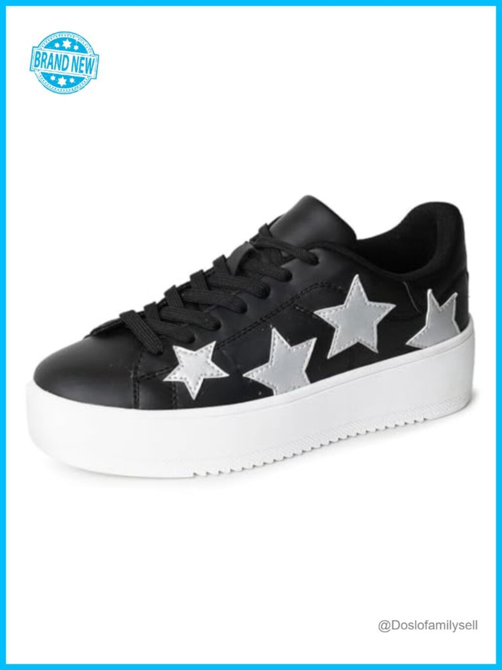 Women's Lace Up Platform Sneakers 2 Inch Comfort Fashion Shoes